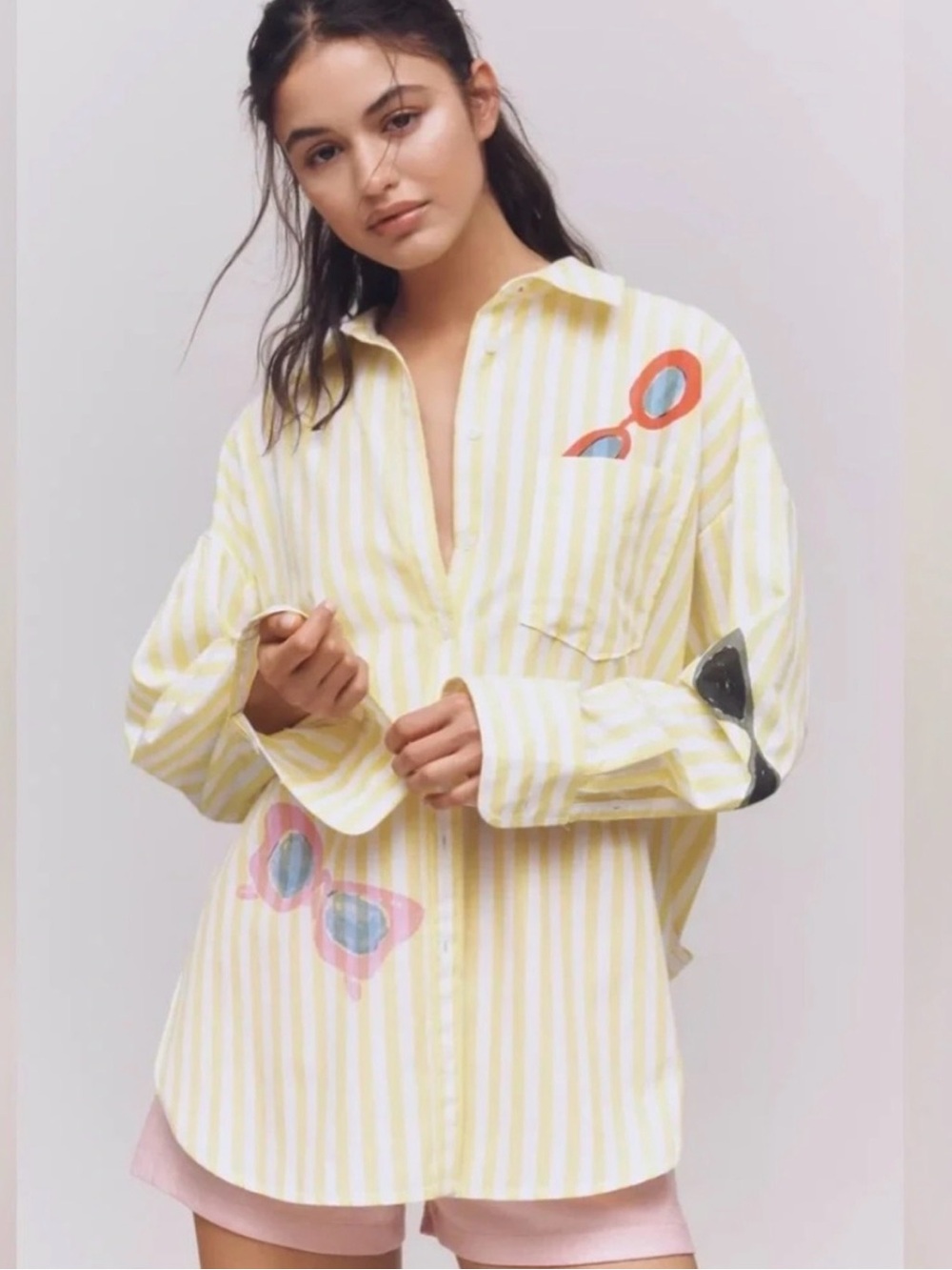 Stripe Button Down Shirt.
Limited Artist Edition